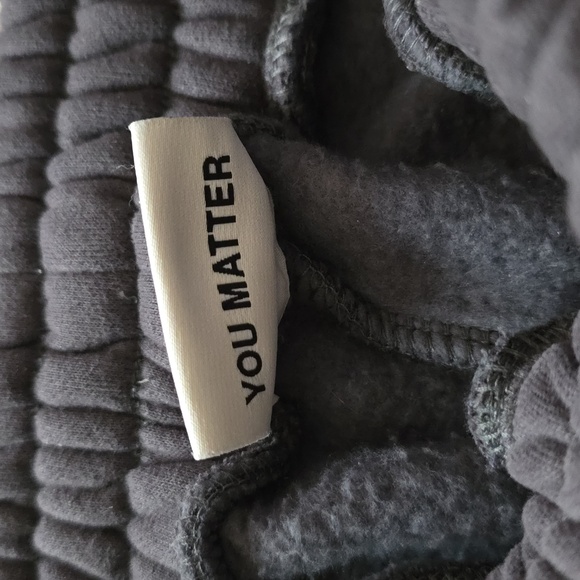 Comfrt You Matter Steel Gray Straight Leg Sweatpants - Small - Picture 4 of 6